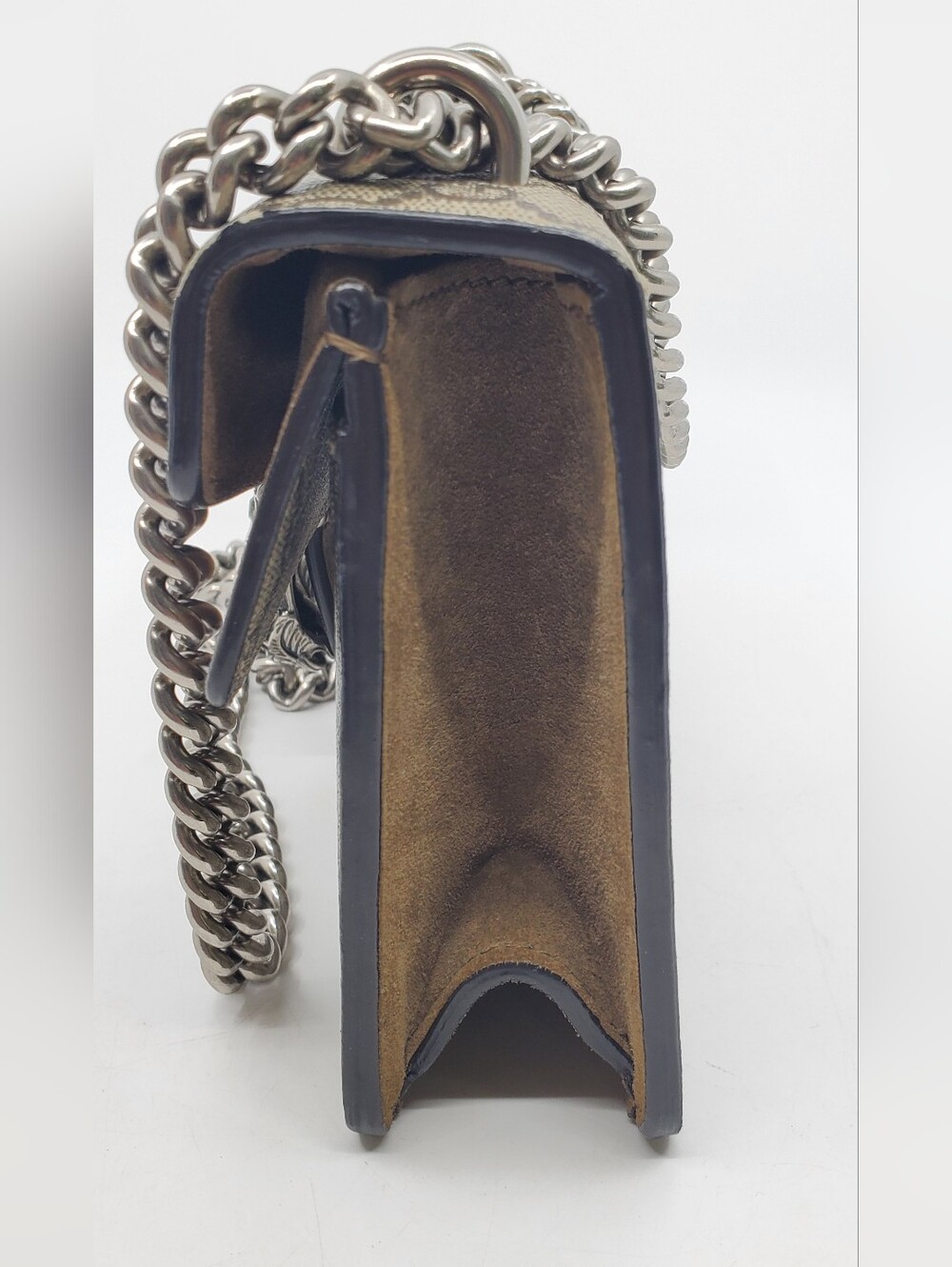 Gucci GG Supreme Small Crystal Shoulder Bag - Picture 4 of 16